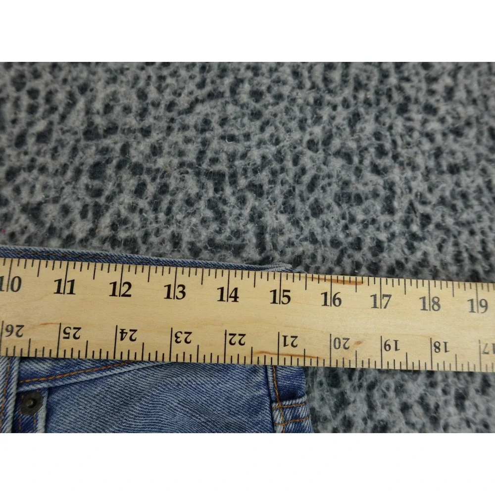 Levi's 505C Distressed Jeans Mens 28x32‎ Light Blue Good Ripped Sashiko Repair
